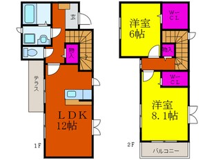 Ｃｏｚｙ　Ｇｒａｎｄｅの物件間取画像